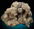 Smithsonite on Galena from Tsumeb Mine, Otavi-Bergland District, Oshikoto, Namibia