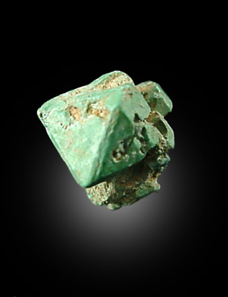 Malachite pseudomorph after Cuprite from Chessy-les-Mines, Rhne, 23 km NW of Lyon, Rhne-Alpes, France