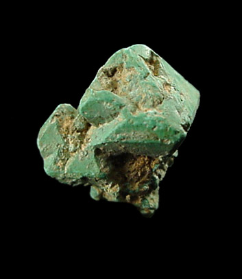 Malachite pseudomorph after Cuprite from Chessy-les-Mines, Rhne, 23 km NW of Lyon, Rhne-Alpes, France