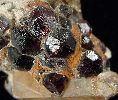 Spessartine Garnet on Quartz from Shengus, Skardu Road, Gilgit-Baltistan, Pakistan