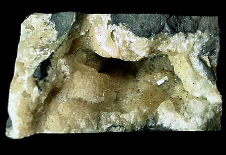 Pyrite on Prehnite from Braen's Quarry, Haledon, Passaic County, New Jersey