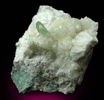 Calcite on Datolite from Prospect Park Quarry, Prospect Park, Passaic County, New Jersey