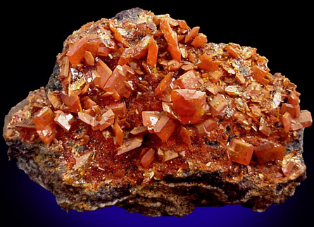 Wulfenite with Mimetite from North Geronimo Mine, La Paz County, Arizona