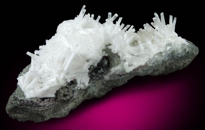 Natrolite with Calcite from Millington Quarry, Bernards Township, Somerset County, New Jersey