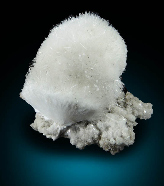 Natrolite with Calcite from Millington Quarry, Bernards Township, Somerset County, New Jersey