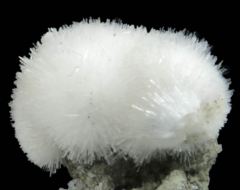 Natrolite with Calcite from Millington Quarry, Bernards Township, Somerset County, New Jersey