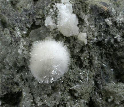 Natrolite from Millington Quarry, Bernards Township, Somerset County, New Jersey