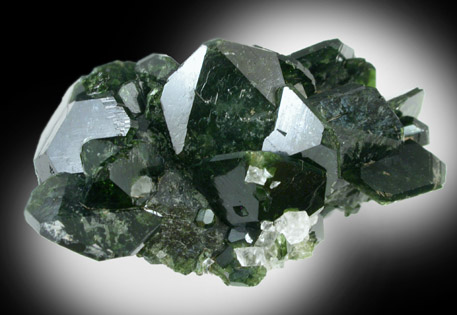 Uvite Tourmaline with Magnesite from Brumado District, Serra das guas, Bahia, Brazil