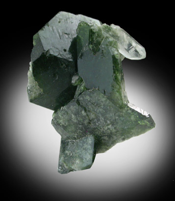 Uvite Tourmaline with Quartz from Brumado District, Serra das guas, Bahia, Brazil