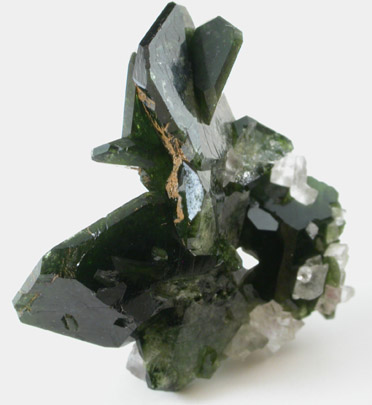 Uvite Tourmaline with Magnesite from Brumado District, Serra das guas, Bahia, Brazil