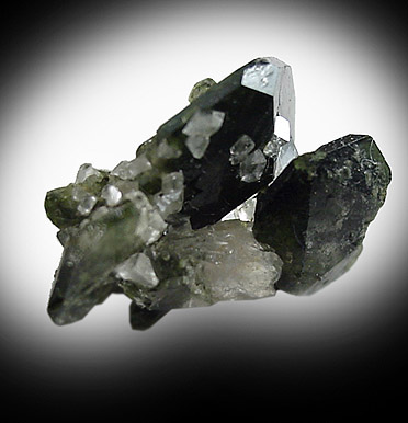 Uvite Tourmaline with Magnesite from Brumado District, Serra das guas, Bahia, Brazil