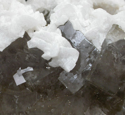 Fluorite with Dolomite from Moscona Mine, Villabona District, Asturias, Spain