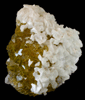 Dolomite on Fluorite with Calcite from Moscona Mine, Villabona District, Asturias, Spain