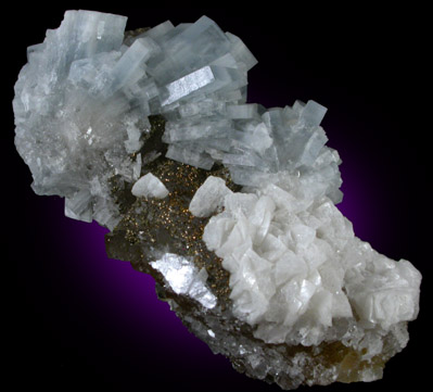 Barite, Pyrite, Fluorite, Dolomite from Moscona Mine, Villabona District, Asturias, Spain