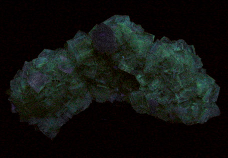 Fluorite with Calcite from Moscona Mine, Villabona District, Asturias, Spain