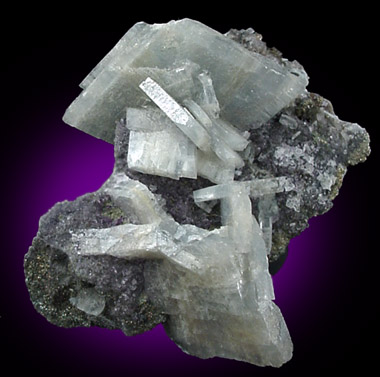 Barite and Pyrite from Moscona Mine, Villabona District, Asturias, Spain