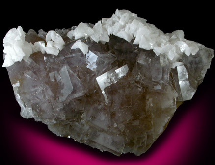Fluorite with Dolomite from Moscona Mine, Villabona District, Asturias, Spain
