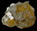 Fluorite, Pyrite, Dolomite from Moscona Mine, Villabona District, Asturias, Spain