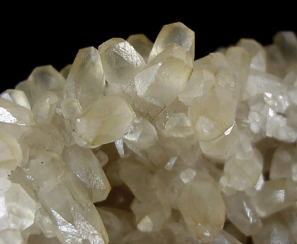 Calcite over Quartz with Pyrite from Freiberg, Saxony, Germany
