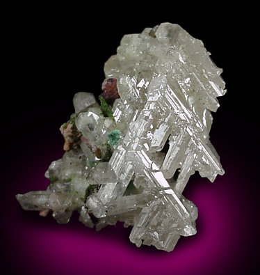 Cerussite with Duftite from Tsumeb Mine, Otavi-Bergland District, Oshikoto, Namibia (Type Locality for Duftite)