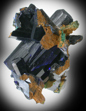 Azurite from Tsumeb Mine, Otavi-Bergland District, Oshikoto, Namibia