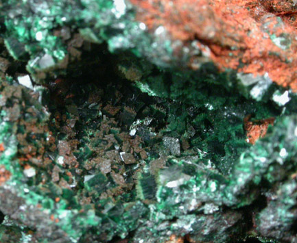 Malachite from Tsumeb Mine, Otavi-Bergland District, Oshikoto, Namibia