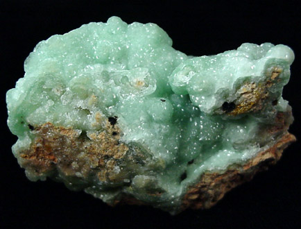 Smithsonite var. Cuprian from Tsumeb Mine, Otavi-Bergland District, Oshikoto, Namibia