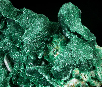 Malachite pseudomorph after Azurite from Tsumeb Mine, Otavi-Bergland District, Oshikoto, Namibia