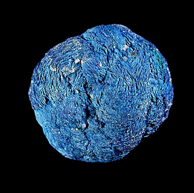 Azurite from Blue Ball Mine, 4.8 km south of Miami, Gila County, Arizona