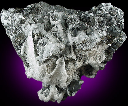 Bournonite, Pyrite, Quartz from Quiruvilca Mine, Santiago de Chuco Province, La Libertad Department, Peru