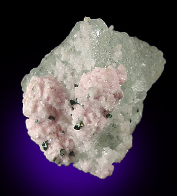 Fluorite, Pyrite, Rhodochrosite from Silverton District, San Juan County, Colorado