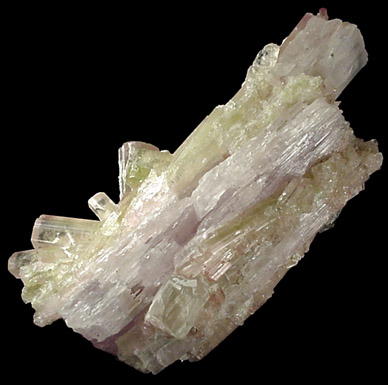 Spodumene var. Kunzite, with elbaite Tourmaline from Mawi Pegmatite, Nuristan Province, Afghanistan