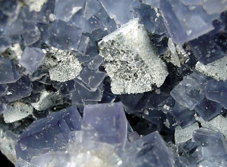 Fluorite with Galena, Anglesite from Royal Flush Mine, Hansonburg District, 8.5 km south of Bingham, Socorro County, New Mexico