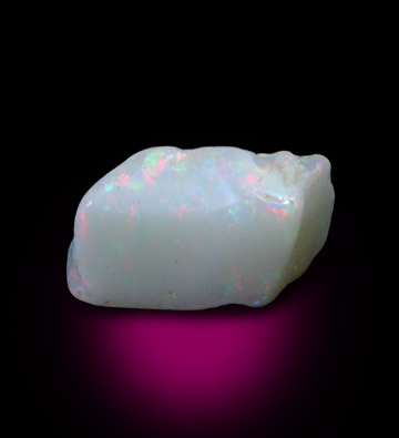 Opal var. Fire Opal from Coober Pedy, South Australia, Australia