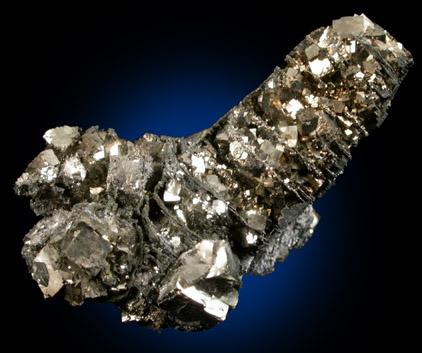 Pyrite pseudomorph after Pyrrhotite from Noche Buena Mine, Mazapil, Zacatecas, Mexico