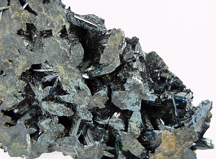 Vivianite from Bingham Open Pit Mine, Salt Lake County, Utah