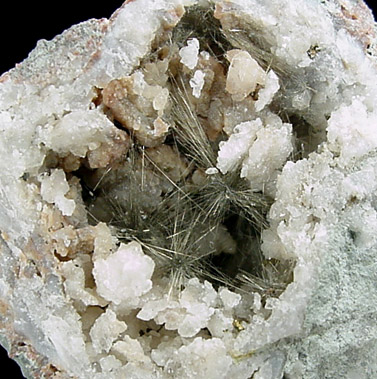 Millerite from U.S. Highway 27 road cut, Halls Gap, Lincoln County, Kentucky