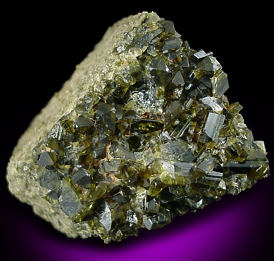 Epidote from Knappenwand, Untersulzbachtal, near Salzburg, Austria