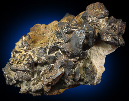 Limonite pseudomorph after Marcasite from Marloffstein, Germany