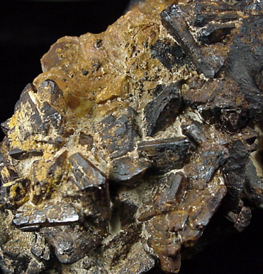 Limonite pseudomorph after Marcasite from Marloffstein, Germany
