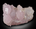 Quartz var. Rose Quartz Crystals from Sapucaia Mine, near Divino das Larangeiras, Minas Gerais, Brazil