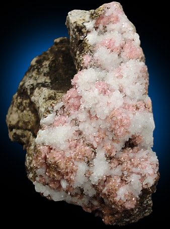 Rhodochrosite with Quartz from Silverton Mining District, San Juan County, Colorado