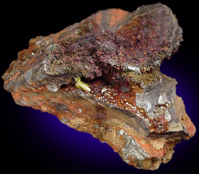 Legrandite, Adamite, Scorodite from Mine Ojuela, Mapimi, Durango, Mexico