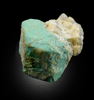 Turquoise pseudomorph after Beryl from Apache Canyon Mines, Turquoise Mountains, San Bernardino County, California