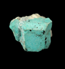 Turquoise pseudomorph after Beryl from Apache Canyon Mines, Turquoise Mountains, San Bernardino County, California