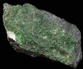 Uvarovite Garnet on Chromite from Laghman Province, Afghanistan