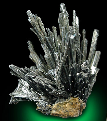 Stibnite with Marcasite from La Salvadora Mine, Oruro, Bolivia