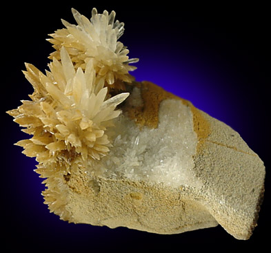 Calcite pseudomorph after Aragonite from Natural cave found in Northern Lights Mine, Mineral County, Nevada