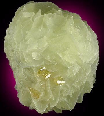 Calcite with Barite from Meikle Mine, Elko County, Nevada