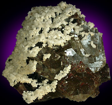 Fluorite and Calcite from Erika Wolsendorf Mine, Bavaria, Germany